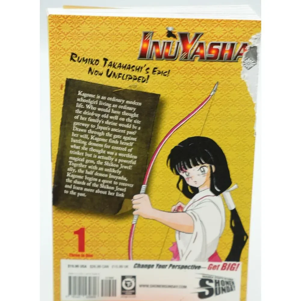 InuYasha VizBig Manga Vol‎ 1–2 Set English Omnibus Rumiko Takahashi VIZ Media